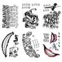 DaLin 6 Sheets The Joker Temporary Tattoos Stickers from Suicide Squad for Costume Accessories and Parties, Perfect for Masquerade Halloween Joker Cosplay