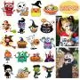 Tattoos Fantaisie d'Halloween, 192 Tattoos Temporaires avec 32 Tattoos Glow in the Dark pour Enfants, Tattoos Fantômes Monstres Squelettes pour Enfants