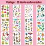 150 PCS Glitter Temporary Tattoos for Kids, Cute Fake Tattoos Stickers for Boys and Girls, Birthday Party Supplies Decorations Favors with Unicorn Dinosaur Mermaid Construction Space - 12 Sheets