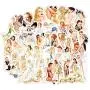 Honch Retro Pin-up Girls Sticker Pack 50 Stück Reiserückenschild-Sticker Vinyl Sexy Dame Aufkleber für Laptop, Handyhülle, Helm, Tablet, Autos, Koffer, Wasserflasche