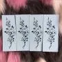 Tattoos Temporaires Floraux Sexy pour Femmes – Collection Serpent et Cerise (4 Feuilles) Tattoos Temporaires Floraux Sexy pour Femmes – Collection Serpent et Cerise (4 Feuilles)