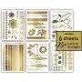 Terra Tattoos Temporary Metallic Tattoos - 75 Gold Tattoos Terra Tattoos Temporary Metallic Tattoos - 75 Gold Tattoos