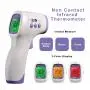 Stirnthermometer für Erwachsene (ohne Batterien), berührungslose Thermometer, Stirn- und Ohrthermometer für Baby, Kinder & Erwachsene und Lebensmittel