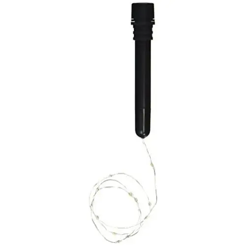 The Gerson Company 5.2'' H Battery Operated Black Bottle Stopper Light String, 6 Piece The Gerson Company 5.2'' H Battery Operated Black Bottle Stopper Light String, 6 Piece