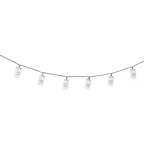 Farm to Table Mason Jar 8-ft Indoor/Outdoor String Lights, 10-Clear Farm to Table Mason Jar 8-ft Indoor/Outdoor String Lights, 10-Clear