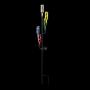 Alpine Corporation QTT504SLR Solar Stake, 37 Inch Tall, Multi-Color