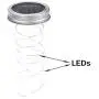 Luminaires Solaires pour Bocal Mason POPPAP – Décor Intérieur/Extérieur, Lucioles Solaires, Ensemble de 6 Couvercles avec 20LED 78.74 pouces de Longueur – Éclairage Rouge Luminaires Solaires pour Bocal Mason POPPAP – Décor Intérieur/Extérieur, Lucioles Solaires, Ensemble de 6 Couvercles avec 20LED 78.74 pouces de Longueur – Éclairage Rouge