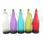 YINGMAN LED Solar Powered Bottle Light Hanging Patio Lamp Flame Effect Garden Yard Hanging Lamp (Set of 5)