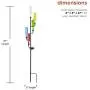 Épingle Solaire Alpine Corporation QTT504SLR, 95 cm, Multi-Couleurs Épingle Solaire Alpine Corporation QTT504SLR, 95 cm, Multi-Couleurs