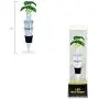 Cheers Palmen-Stopper mit LED-Lichter – Elegantes Mehrfarben-LED-Lichter-Weinflaschenverschluss, wiederverwendbarer tropischer Sommer-Flaschenaufsatz-Siegel, Dekoration & Bar-Accessoire