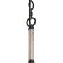 Mini Pendant Lights for Kitchen Island, Mason Jar Lights in Faux Wood Metal Finish, 4 Farmhouse Small Chandelier with Clear Glass Shade