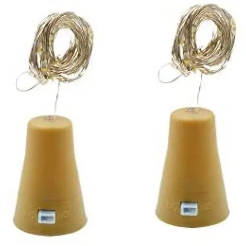 LiXiongBao 2 Pack 6.6 Ft Solar Powered Wine Bottle Lights,20 LED Waterproof Warm White Cork Shaped Fairy String Lights for Wedding,Christmas,Halloween,Outdoor,Holiday,Garden,Patio,Pathway,Lawn Decor LiXiongBao 2 Pack 6.6 Ft Solar Powered Wine Bottle Lights,20 LED Waterproof Warm White Cork Shaped Fairy String Lights for Wedding,Christmas,Halloween,Outdoor,Holiday,Garden,Patio,Pathway,Lawn Decor