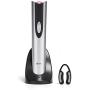 Oster Cordless Electric Wine Bottle Opener with Foil Cutter, FFP - FPSTBW8207-S-AMZ, Silver, One