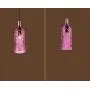 LIZIHAO Loft Hängeleuchte Moderne Weinflasche Farbige Glas Küche Emaillierte Chandelier (Farbe: Lila)