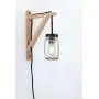 EUL Klassischer Mason Jar Leuchten, Klar Glas Hängeleuchte, Stecker Pendelleuchte, Ölbronze Finish