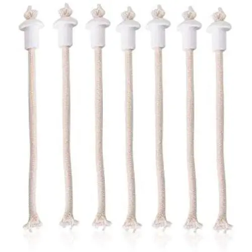 Yosoo 7Pcs Oil Lantern Wick Heat-Resistant Kerosene Wick for Ceramic Holders Torch Wine Bottle Oil Candle Lamp 4inch Yosoo 7Pcs Oil Lantern Wick Heat-Resistant Kerosene Wick for Ceramic Holders Torch Wine Bottle Oil Candle Lamp 4inch