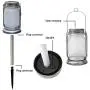 Solar Flammen Laterne, Solarbetriebene Flackernde Flammenleuchten für Draußen, Hängende Wasserdichte Landschafts-Laternen, Solar Mason Jar Laternen für Patio, Garten, Weg und Dekoration (1 Pack)

Hier ist eine kürzere Version:

Solar Flammen Laterne – Sol