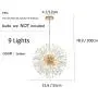 Suspension lumineuse moderne en cristal avec 8/9 ampoules, Chandelier sputnik type pétard, idéal pour salle à manger, chambre, cuisine, salon, hall, couloir (Or, 19,69in) Suspension lumineuse moderne en cristal avec 8/9 ampoules, Chandelier sputnik type pétard, idéal pour salle à manger, chambre, cuisine, salon, hall, couloir (Or, 19,69in)
