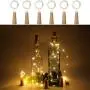 Anpro 6 Pack Wine Bottle Lights, Warm White Cork Lights String Lamp by 3A Battery Operated, for Christmas Party, DIY Decor Party and Wedding Valentines Day Gift Anpro 6 Pack Wine Bottle Lights, Warm White Cork Lights String Lamp by 3A Battery Operated, for Christmas Party, DIY Decor Party and Wedding Valentines Day Gift
