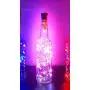 10 Weißwein-Weinflaschenkandelabern mit Korken – Korkleuchten, 10er Pack, 6,5m LED-Kandelabern