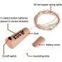 LiyuanQ 10er Pack 20 LED Wein Korkleuchten Kupferdraht Lichterkette, 2M/7.2FT Akkubetriebene Lichterkette für Weinflaschen, DIY, Weihnachtsfeier, Hochzeit Dekoration, Multicolor (Flasche nicht enthalten)
