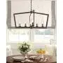 Eapudun Modern 8 Lights Metal Light Fixture, Farmhouse Chandelier for Dining Room and Kitchen Island, Oil Rubbed Bronze Finished with Clear Glass Shade, PDA1202-ORB Eapudun Modern 8 Lights Metal Light Fixture, Farmhouse Chandelier for Dining Room and Kitchen Island, Oil Rubbed Bronze Finished with Clear Glass Shade, PDA1202-ORB