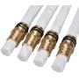 JK LUMI Wine Bottle Torch Kit 6 Pack, Includes 6 Long Life Torch Wicks, Lamp Cover & Brass Wick Mount(Bottle not Included)