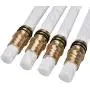 JK LUMI Wine Bottle Torch Kit 6 Pack, Includes 6 Long Life Torch Wicks, Lamp Cover & Brass Wick Mount(Bottle not Included)