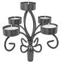 Southern Homewares Wine Bottle Topper Candelabra 5 Tea Light Holder With Candles