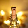 SODELIC Cork Lights for Wine Bottles 10 Pack 6.5ft 20 LEDs Waterproof Battery Operated Silver Wire String Lights for Liquor Bottles Crafts Party Halloween Christmas Bar Decoration, Warm White …