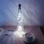 LED Weinleuchten mit Korken – KOLANDY 12er Pack 20 LED Akkubetriebene Mini Lichterkette für DIY, Party, Dekoration, Hochzeit, Halloween, Weihnachten (Kaltweiß)