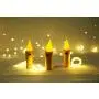 LoveNite Weinflaschen-Lichter, 8er Pack 20 LED Flammenlose Korkflaschen-Fadenlicht, Batteriebetrieben, Silberdraht, Mini-Feenlicht für DIY, Party, Weihnachten, Hochzeit Dekor (Kerzen-Weiß)