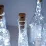 Weinleuchten mit Korken, LoveNite Batteriebetriebene 20 LED Korkform Silberdraht Bunte Mini Lichterkette (ohne Flaschen) für DIY, Party, Dekoration, Weihnachten, Halloween, Hochzeit (24, Kaltweiß)