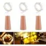 Guirlande Lumineuse LED 30 avec Bouteilles, Fil en Cuivre avec Bouchon, Éclairage Étoilé à Fonctionnement Solaire pour Décoration DIY Halloween Noël Mariage Fête Intérieur Extérieur (Blanc Chaud)