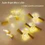 MUMUXI 30 Pack 20 LED Wine Bottle Lights with Cork, 3.3ft Silver Wire Cork Lights Battery Operated Fairy Mini String Lights For Liquor Bottles Party Wedding Halloween Christmas Decorations, Warm White