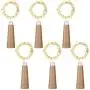 Anpro 6 Pack Wine Bottle Lights, Warm White Cork Lights String Lamp by 3A Battery Operated, for Christmas Party, DIY Decor Party and Wedding Valentines Day Gift Anpro 6 Pack Wine Bottle Lights, Warm White Cork Lights String Lamp by 3A Battery Operated, for Christmas Party, DIY Decor Party and Wedding Valentines Day Gift