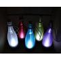 YINGMAN LED Solar Powered Bottle Light Hanging Patio Lamp Flame Effect Garden Yard Hanging Lamp (Set of 5)