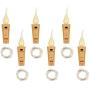 ALED LIGHT Candle Bottle Light, 6 pcs Wine Bottles Cork Lights with Flameless Candle Light 100cm 20 LEDs Silver Wire String Light Battery Powered Starlight for Christmas, Wedding, Party, Decoration