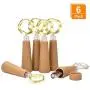 String led Wine Bottle with Cork 20 LED Bottle Lights Battery Cork for Party Wedding Christmas Halloween Bar Decor - Warm White