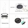 Guirlande Lumineuse LED pour Bocal en Verre, 4 Pièces, 20 LEDttes Lumineuses Chaudes Blanc, avec 4 Bocaux et 4 Supports pour Patio, Jardin, Mariage Guirlande Lumineuse LED pour Bocal en Verre, 4 Pièces, 20 LEDttes Lumineuses Chaudes Blanc, avec 4 Bocaux et 4 Supports pour Patio, Jardin, Mariage