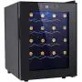Réfrigérateur à Vin 20 Bouteilles - Cave à Vin Autonome pour Vin Rouge, Vin Blanc, Champagne ou Vin Effervescent, Fonctionnement Silencieux, Contrôle Numérique de la Température, Mini Frigo Vin, Porte Vitre Noir