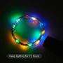 10er Set Weinvorrats-Leuchten mit Korken, 15 LED Silberdraht Korken-Leuchten, wasserdicht, batteriebetrieben, Weihnachtslichtketten für Gläser, Party, Hochzeit, Weihnachten (Farbig)