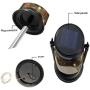 Ostritec 2 Pack Hanging Solar Mason Jar Lights,30 Led Fairy Lights Solar Lights Outdoor Garden Lanterns Retro Design Waterproof,Great Outdoor Lawn Decor for Yard and Christmas Decor（Warm White）
