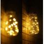 Solar Mason Jar Lights, Large Size Bigger Glass Mason Jar with 30 LEDs Fairy Firefly String Lights, Best Patio Yard Desktop Party Decor Outdoor Solar Hanging Lanterns (6-Pack Warm White)