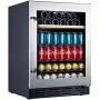 Kalamera Mini Fridge 24” Beverage and Wine Cooler Built-in or Freestanding - 120 Cans & 16 Bottles Capacity Wine Refrigerator Cooler- For Kitchen, Office or Bar with White Interior Light Kalamera Mini Fridge 24” Beverage and Wine Cooler Built-in or Freestanding - 120 Cans & 16 Bottles Capacity Wine Refrigerator Cooler- For Kitchen, Office or Bar with White Interior Light