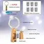 LED Weinleuchten mit Korken – KOLANDY 12er Pack 20 LED Akkubetriebene Mini Lichterkette für DIY, Party, Dekoration, Hochzeit, Halloween, Weihnachten (Kaltweiß)