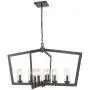Eapudun Modern 8 Lights Metal Light Fixture, Farmhouse Chandelier for Dining Room and Kitchen Island, Oil Rubbed Bronze Finished with Clear Glass Shade, PDA1202-ORB Eapudun Modern 8 Lights Metal Light Fixture, Farmhouse Chandelier for Dining Room and Kitchen Island, Oil Rubbed Bronze Finished with Clear Glass Shade, PDA1202-ORB