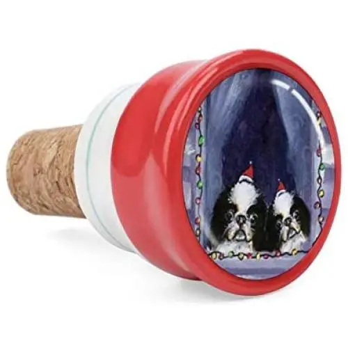 wine toppers corks decorative JAPANESE CHIN Christmas Light Wine Corks Bottle Stoppers for Holiday Party wine toppers corks decorative JAPANESE CHIN Christmas Light Wine Corks Bottle Stoppers for Holiday Party