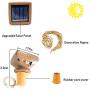 Solarbetriebene Weinvorratsleuchten mit Korken, LoveNite 6er Set 20 LED Korkform Silber Kupferdraht Farbige Feen Mini Lichterkette für DIY, Party, Weihnachten, Hochzeit Dekoration (Warmweiß)