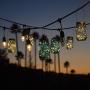 Metallschraubdeckel für Mason-Jars mit Fairy Lights (Weiß, 6 Stück)